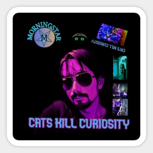 Morningstar - Cats Kill Curiosity Album Sticker